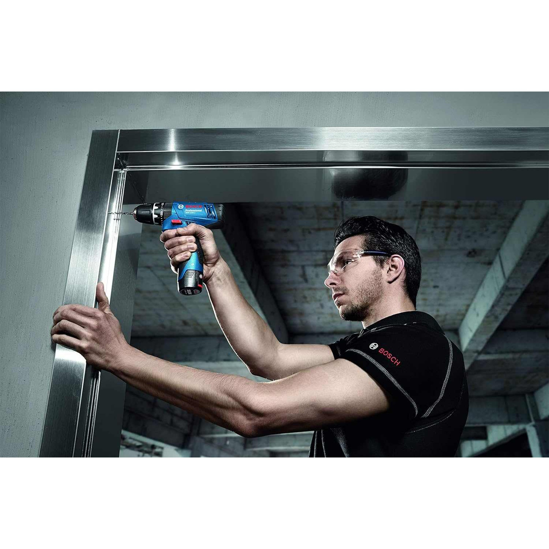 دریل پیچ گوشتی چکشی شارژی بوش مدل GSB 120-LI 2Ah