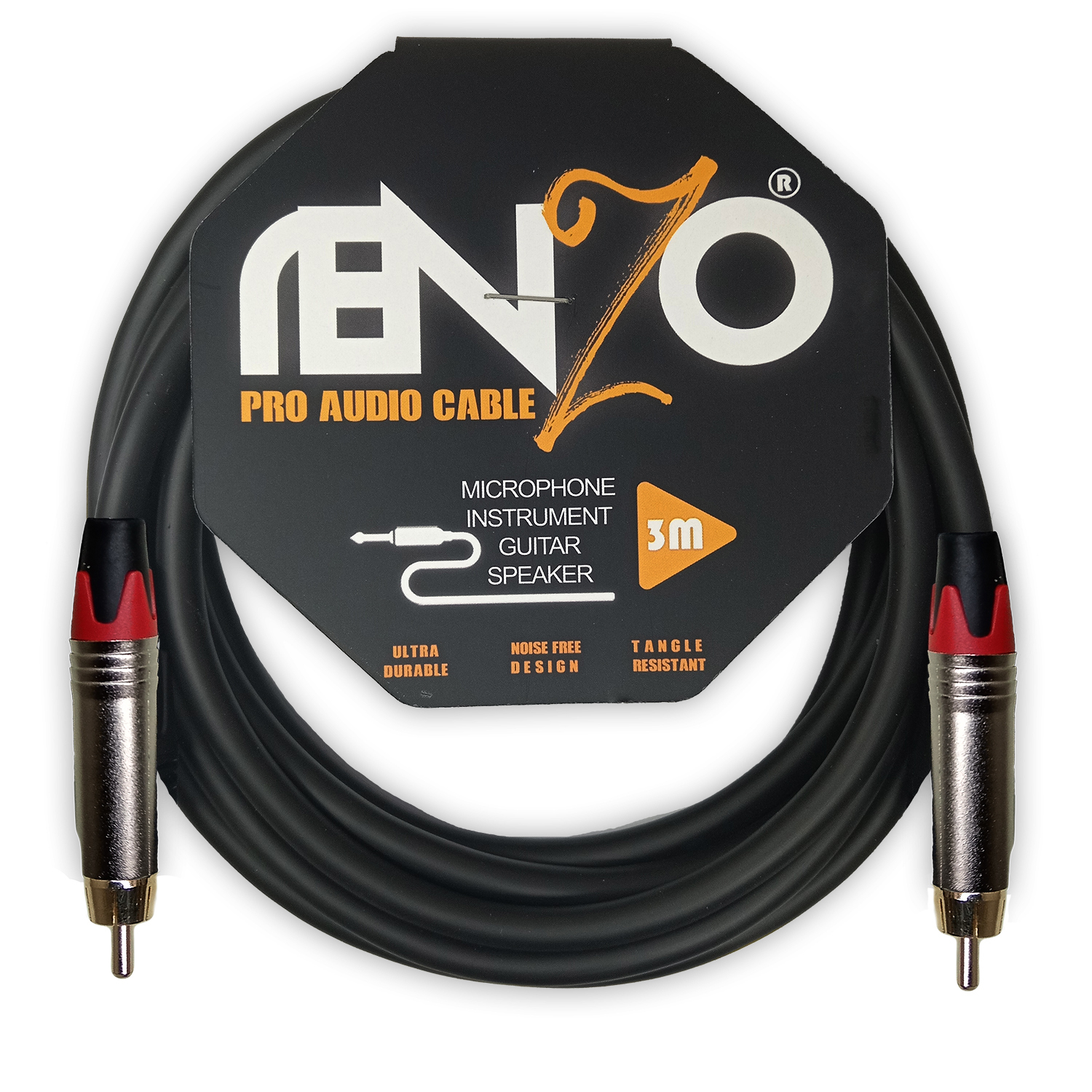 کابل RCA به RCA رنزو ادیو مدل RC3 طول 3 متر