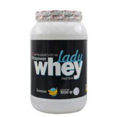 پودر اولترا پاور وی پروتئین با طعم موز پگاه - 1000 گرم