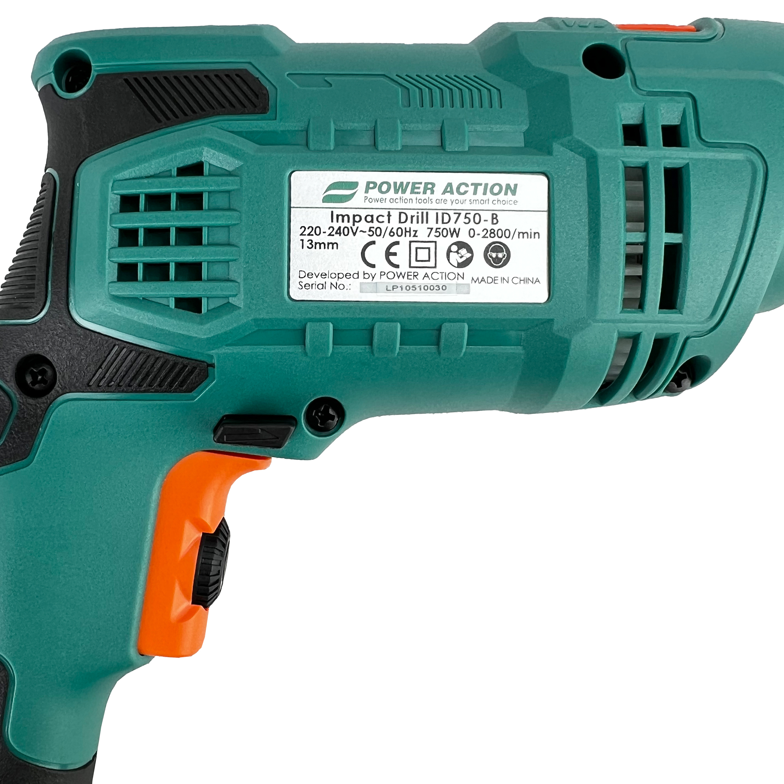 دریل چکشی پاور اکشن مدل ID 750-B مجموعه 28 عددی