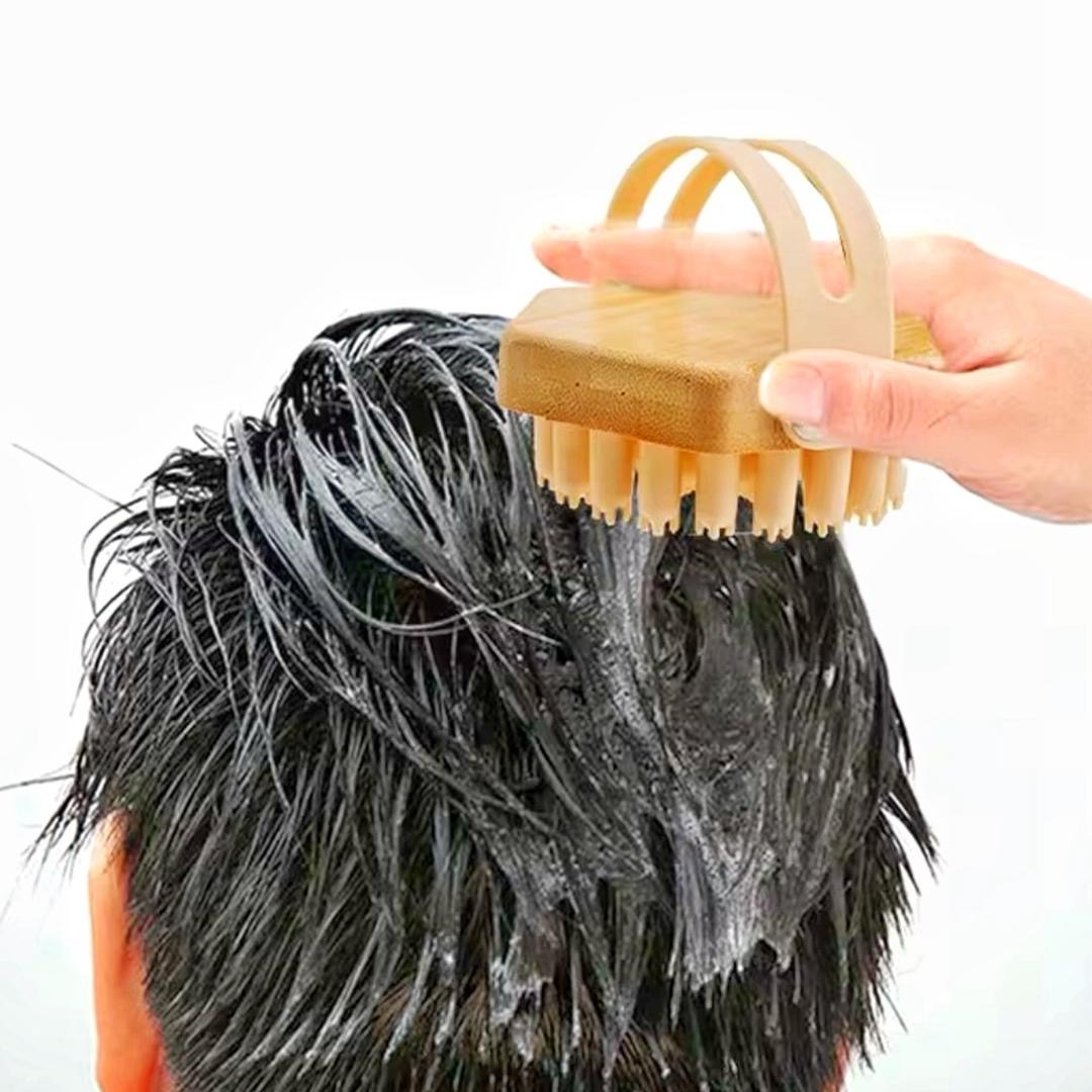 ماساژور دستی سر و بدن مدل سیلیکونی کد 77164