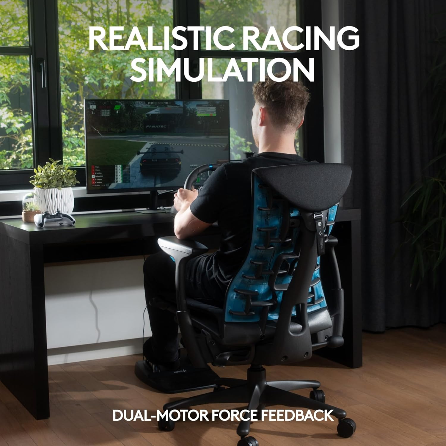 فرمان بازی لاجی مدل G29 Driving Force مخصوص PS4/PC