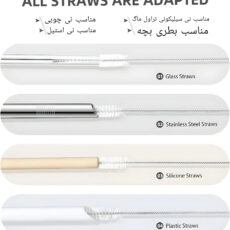 فرچه نی شور مدل S بسته 50 عددی