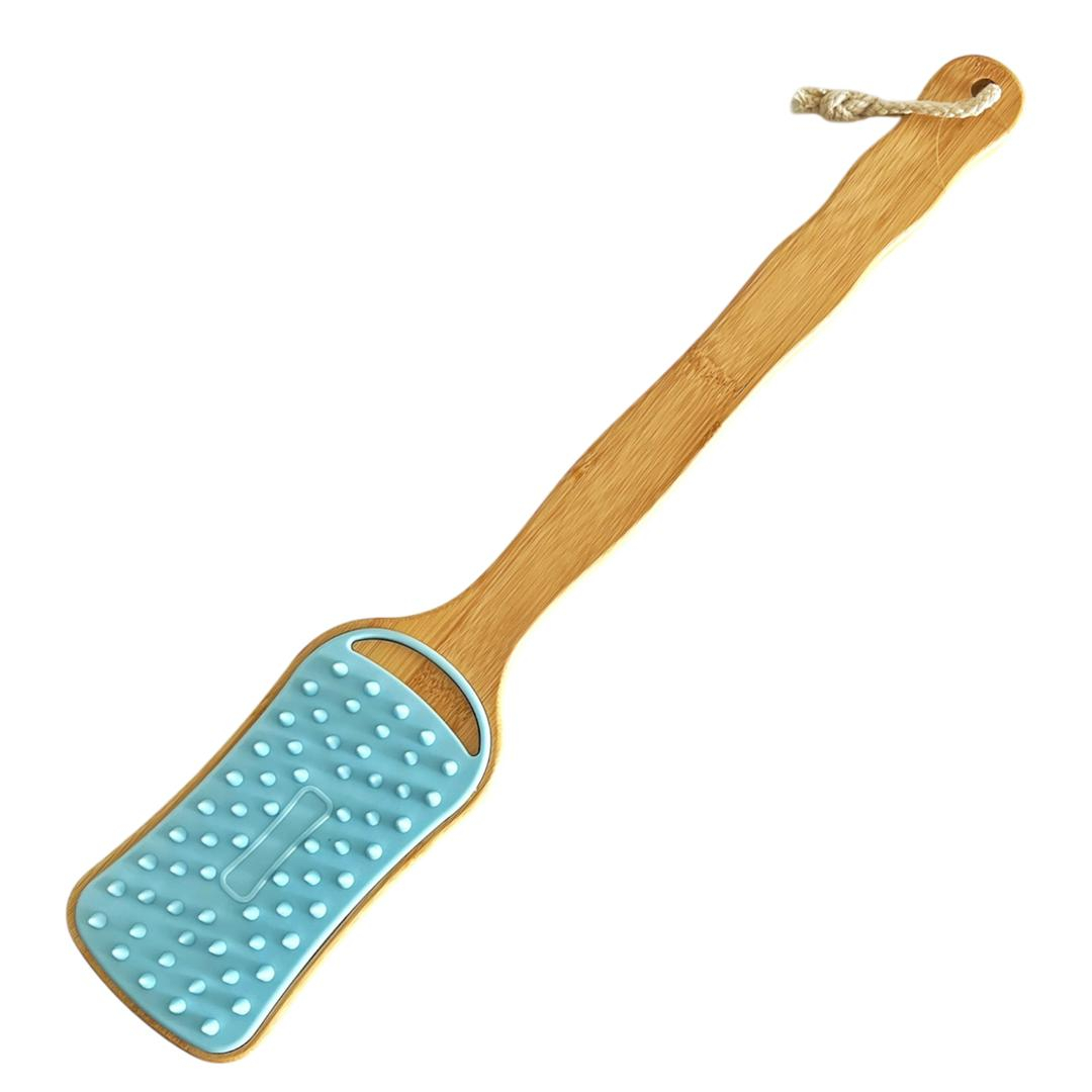 ماساژور سر و بدن مدل سیلیکونی دسته دار کد 13591