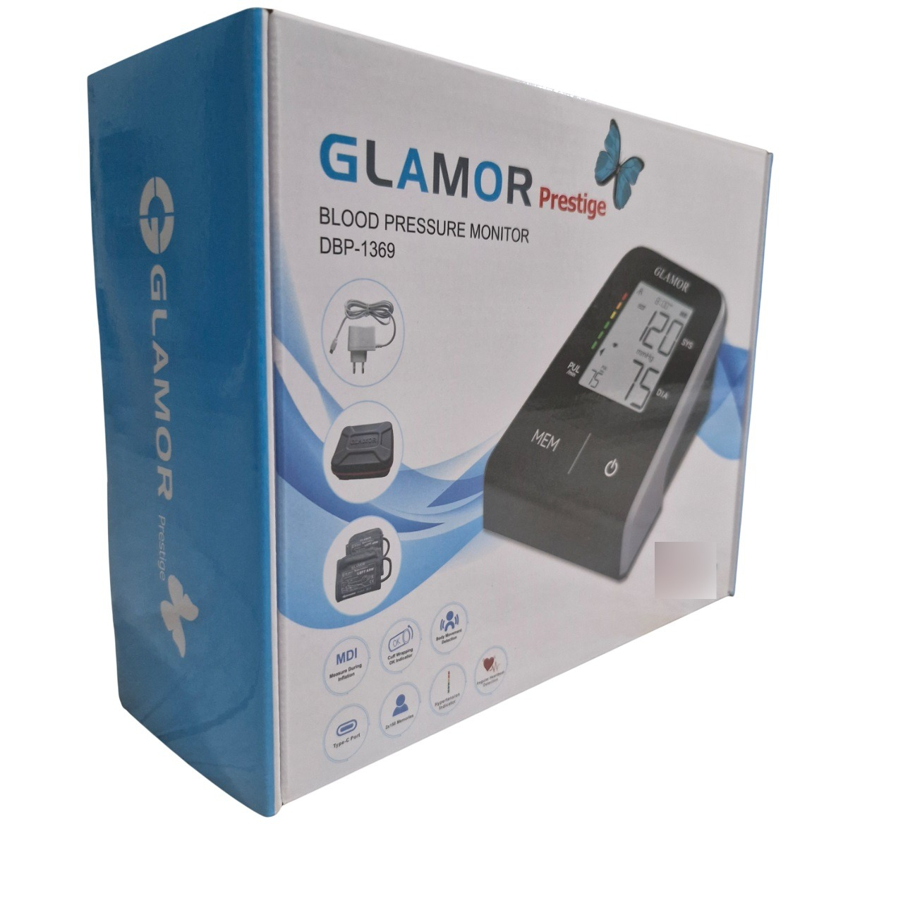 فشارسنج بازویی دیجیتال گلامور مدل DBP-1369