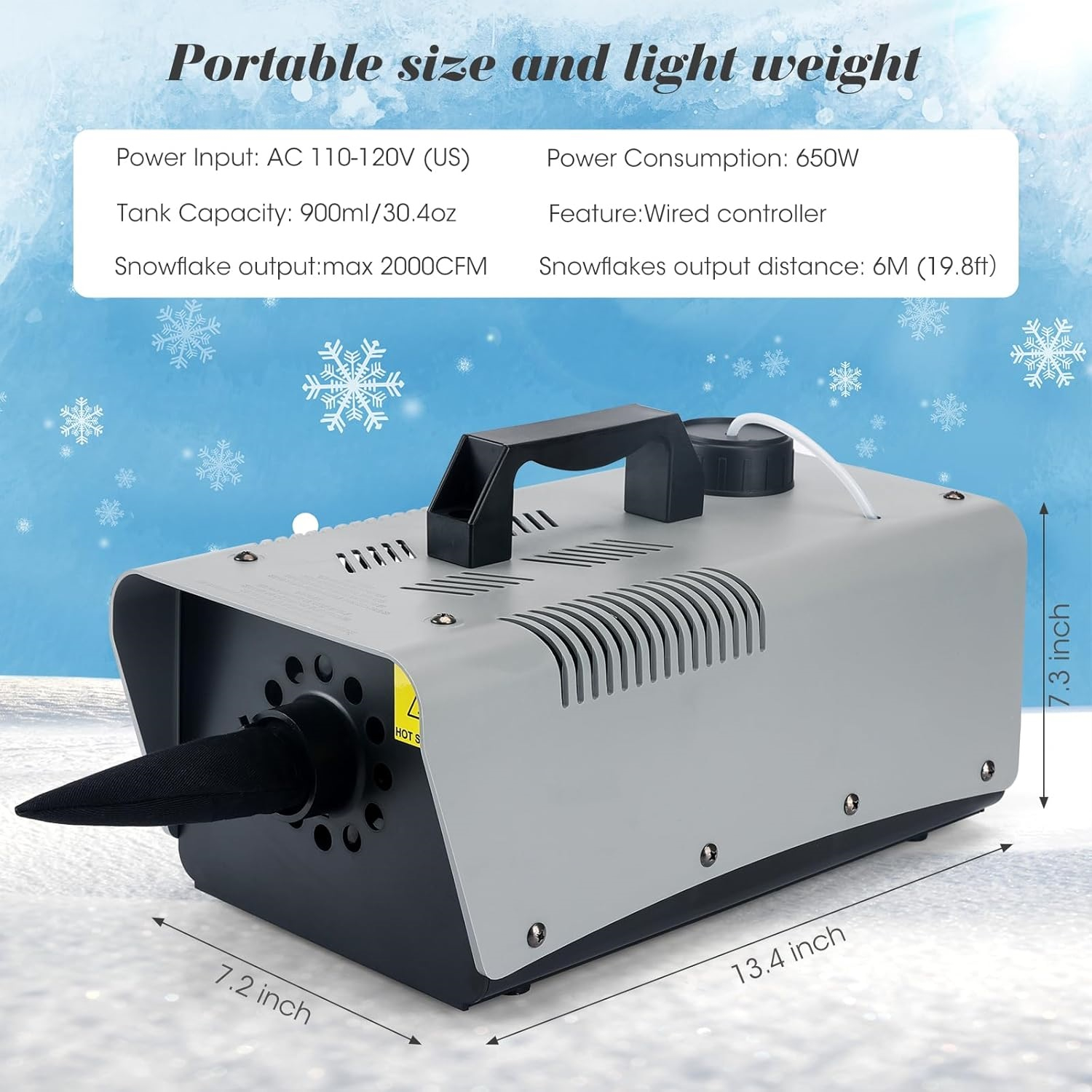 دستگاه برف ساز مدل MTS600W