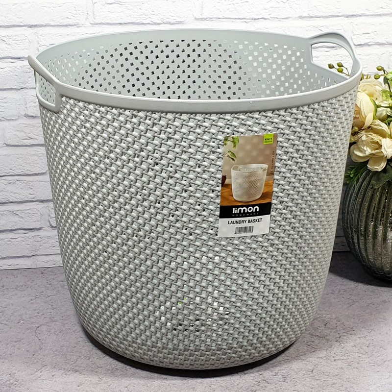 سبد رخت چرک لیمون مدل گرد کد DH446