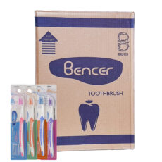 مسواک بنسر مدل اکسترا کلینینگ با برس متوسط بسته 144عددی