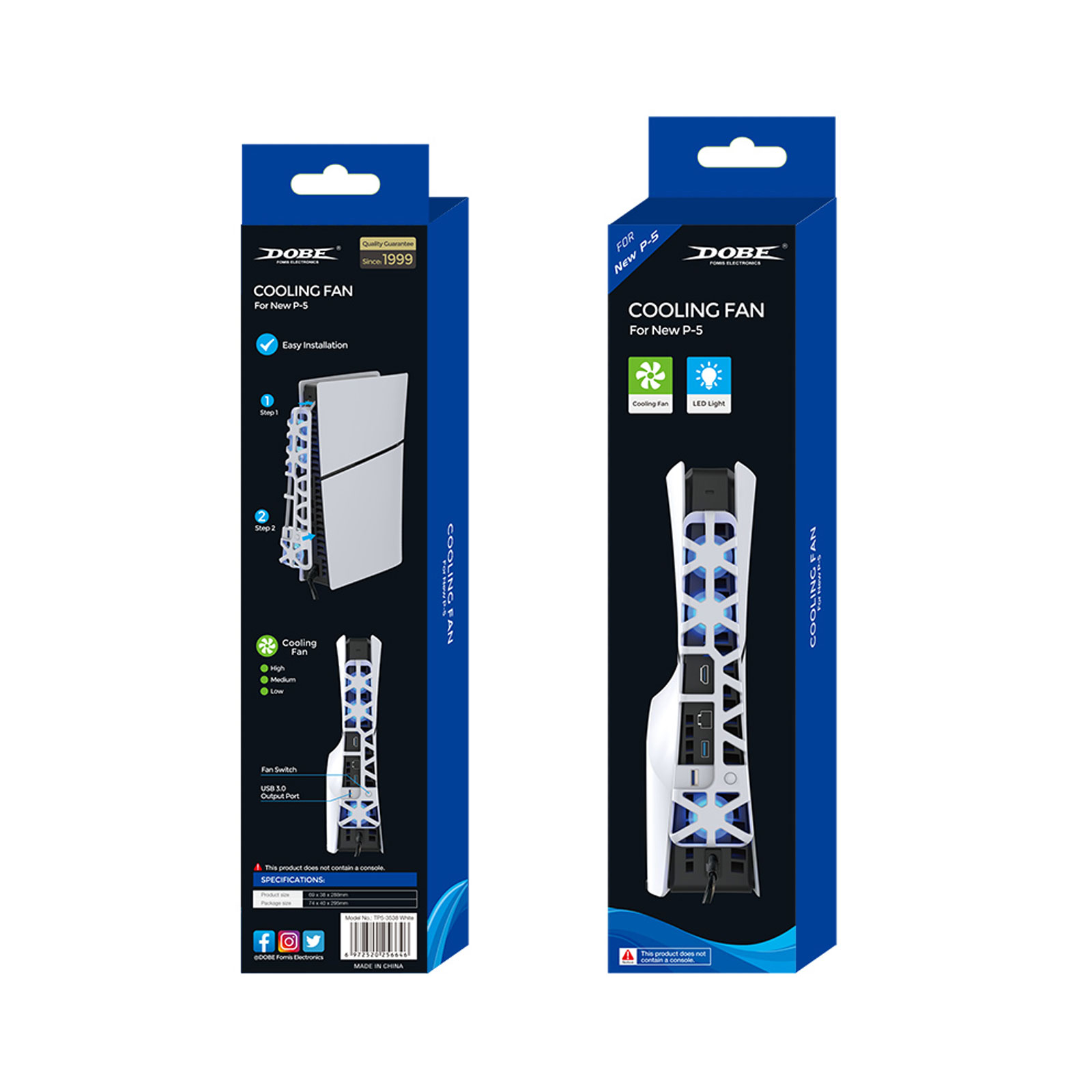 فن خنک کننده پلی استیشن 5 اسلیم دابی مدل TP5-3538
