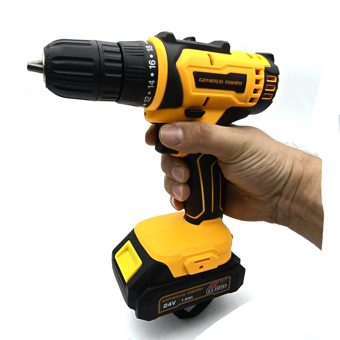 مینی فرز شارژی و دریل شارژی جنرال پاور مدل STCD