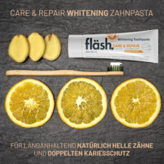 خمیر دندان وایت اسمایل مدل flash orange ginger حجم 75 میلی لیتر