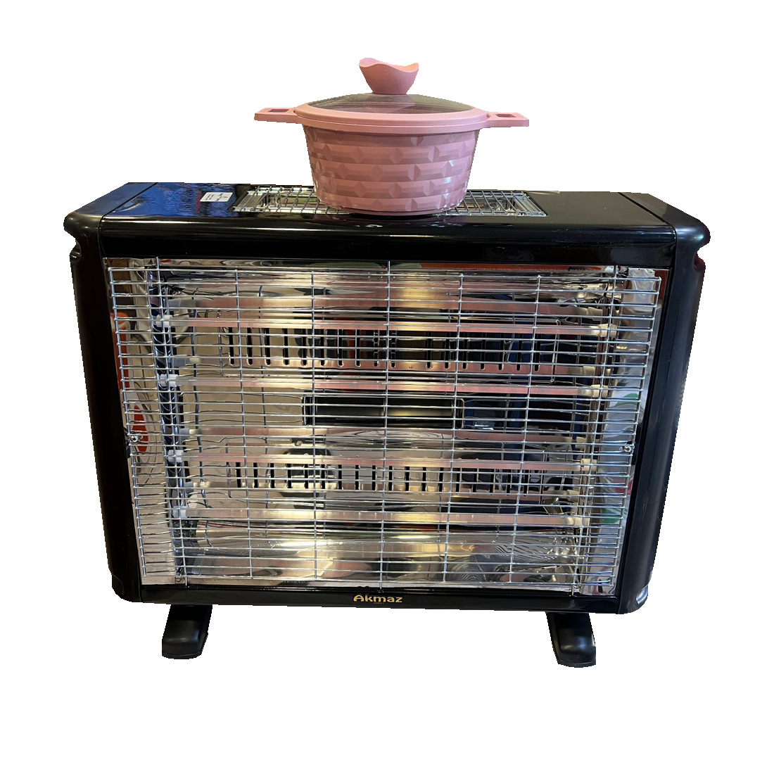 بخاری برقی آکماز مدل فن دار فلزی توربو 6 المنته