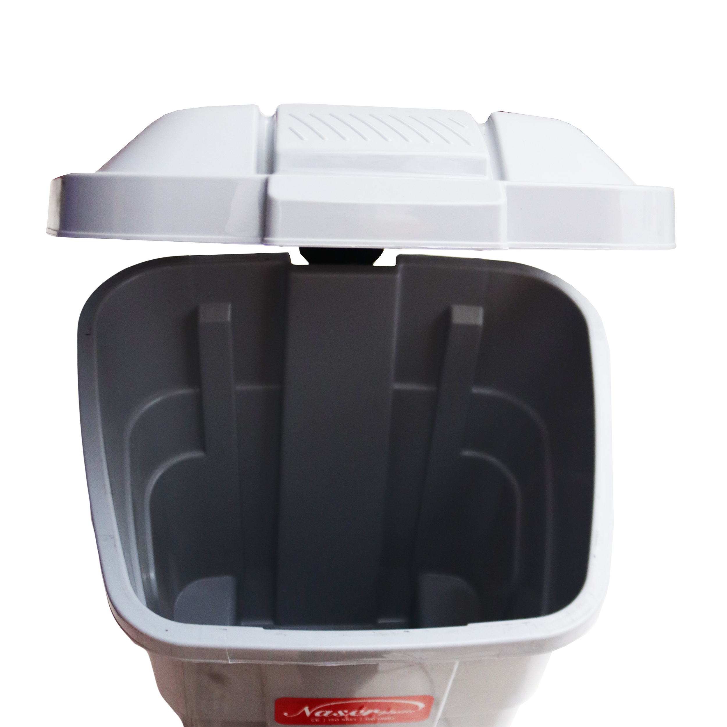 سطل زباله پدالی ناصر پلاستیک مدل YPTU-GHARKHDAR-5000  گنجایش 152 لیتر