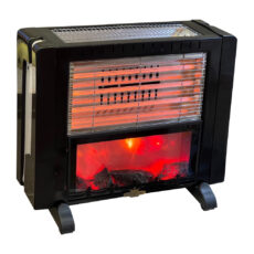 بخاری برقی آکماز مدل شومینه ای فن دار