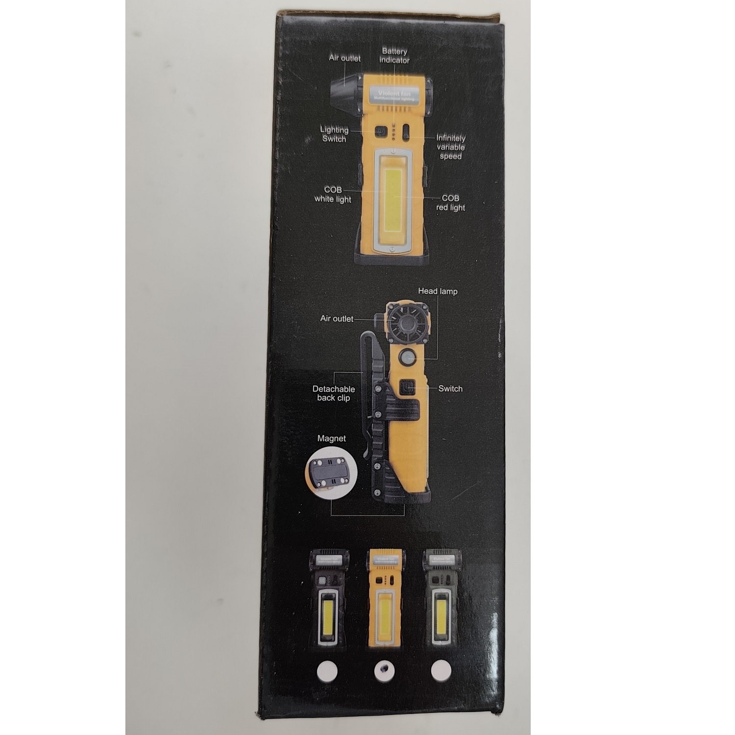 دستگاه دمنده شارژی 20 وات وایولنت فن  مدل F020