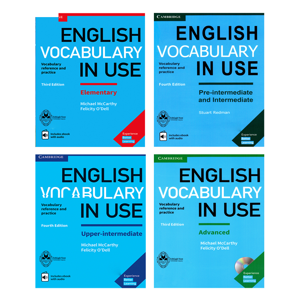 کتاب English Vocabulary in Use اثر جمعی از نویسندگان انتشارات اشتیاق نور چهار جلدی