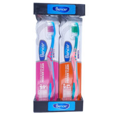 مسواک بنسر مدل پریمیر کلینینگ با برس سخت بسته 12 عددی