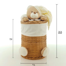 سبد رخت چرک مدل خرس نانان کد SLN-S-S