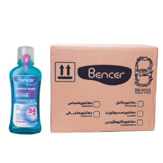 دهان شویه بنسر مدل کامل حجم 400 میلی لیتر بسته 12 عددی