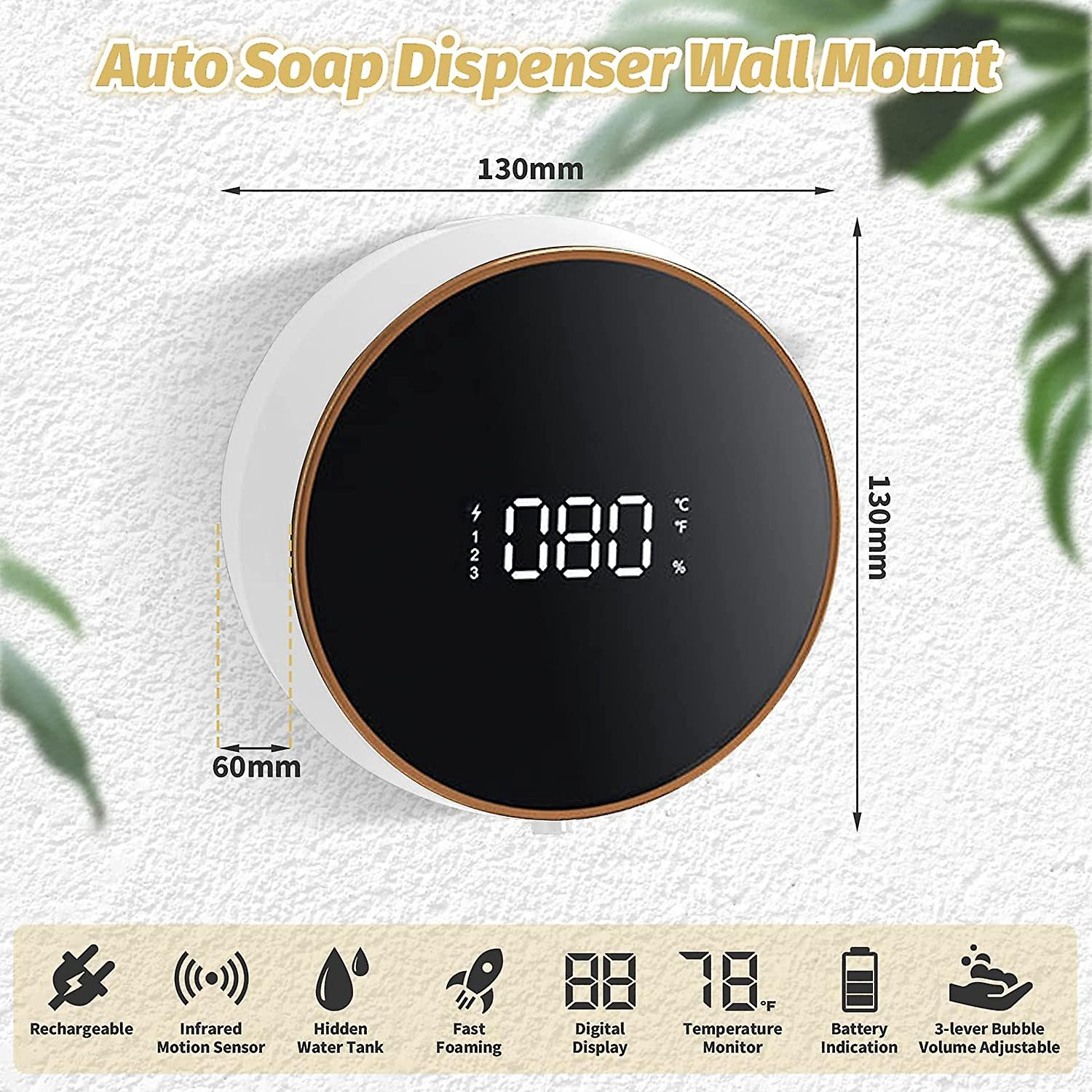 پمپ مایع دستشویی اتوماتیک مدل فوم ساز شارژی