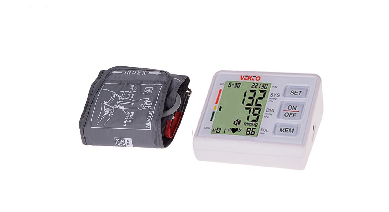 فشارسنج دیجیتال بازویی وکتو مدل PG-800B15S به همراه ترمومتر دیجیتال