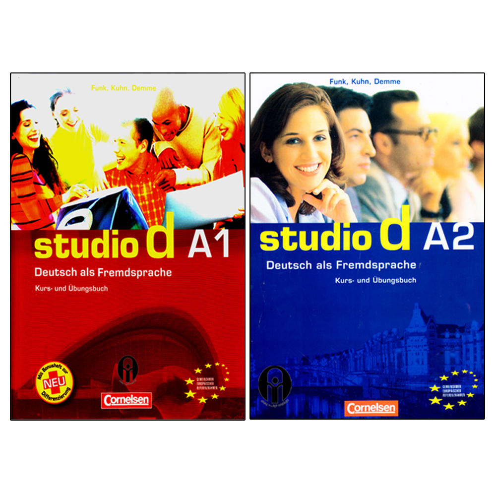 کتاب Studio d A اثر جمعی از نویسندگان انتشارات الوندپویان دو جلدی