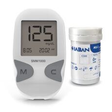 دستگاه تست قند خون دیابان مدل SMM 1000 به همراه نوار تست قند خون بسته 50 عددی