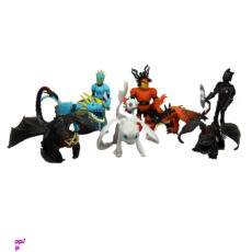 فیگور شخصیت اژدها سواران مجموعه 8 عددی