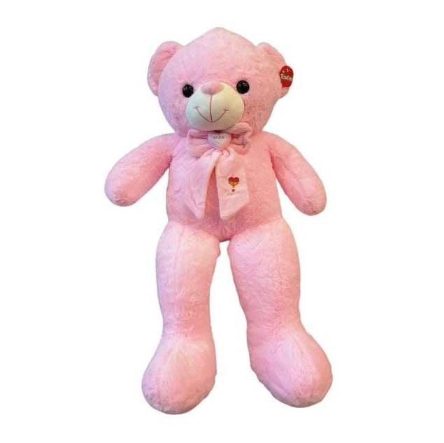 عروسک خرس پاپیون قلبی 2 سایز 100 سانتی متر