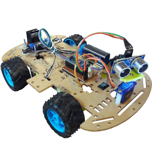 ربات تشخیص مانع مهندسیکا مدل 4W-M40