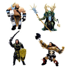 اکشن فیگور مدل وارکرافت مجموعه 4 عددی