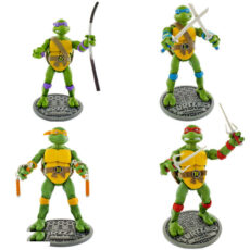 اکشن فیگور مدل لاک پشتهای نینجا مدل T4 بسته 4 عددی