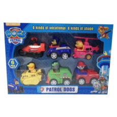 ماشین بازی طرح سگهای نگهبان مجموعه 6 عددی