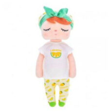 عروسک مدل آنجل طرح لیمویی ارتفاع 40 سانتی متر