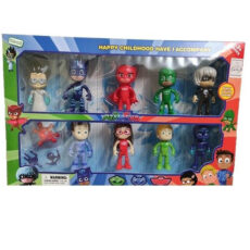 اسباب بازی طرح گروه شب نقاب مدل pjmask02 مجموعه 13 عددی