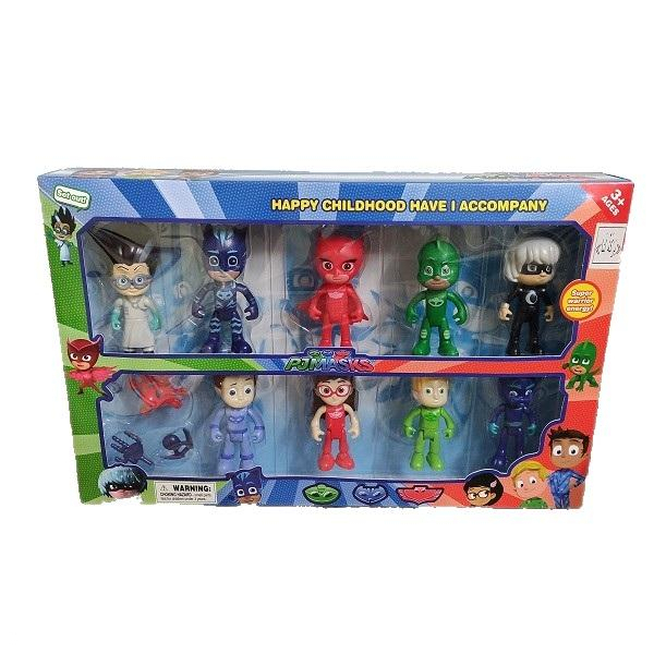 اسباب بازی طرح گروه شب نقاب مدل pjmask02 مجموعه 13 عددی