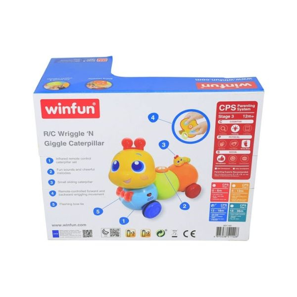 اسباب بازی کنترلی وین فان مدل کرم ابریشم موزیکال کد 1142