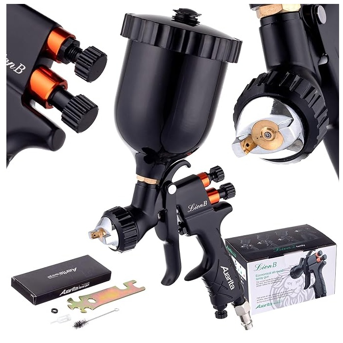 پیستوله رنگ آئوریتا مدل black lion B کد نازل 1/3mm