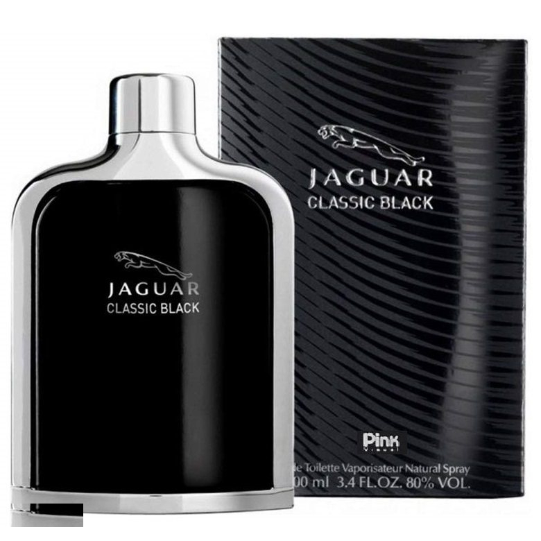 ادو پرفیوم مردانه پینک ویژوآل (Pink Visual) مدل جگوار کلاسیک بلک