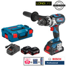 دریل پیچ گوشتی شارژی چکشی 18 ولت بوش مدل (GSB 18V-110 C Brushless (5Ah