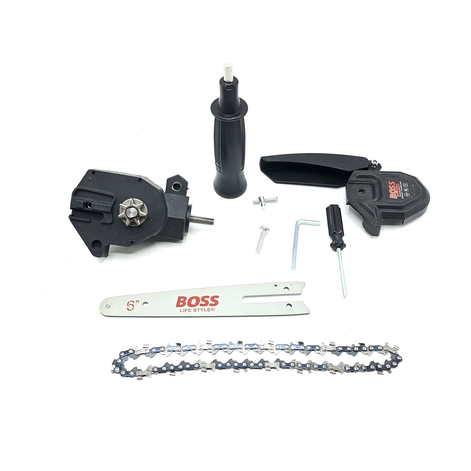 تبدیل دریل شارژی به اره زنجیری سرشاخه زن باس مدل LIFE_STYLE کد 6