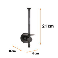 پایه رول دستمال کاغذی دلفین مدل رول کوتاه ایستاده JX-K-BL