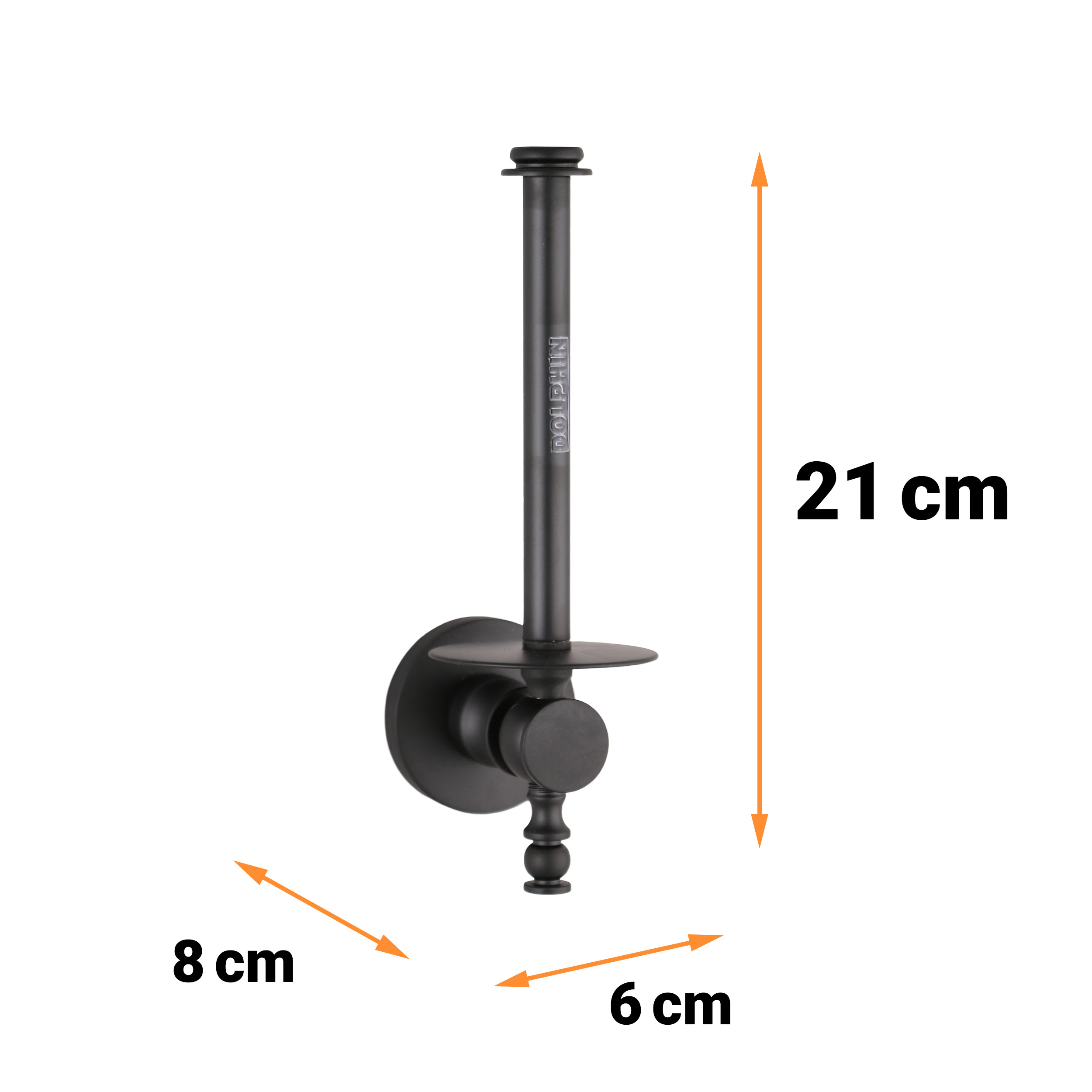 پایه رول دستمال کاغذی دلفین مدل رول کوتاه ایستاده JX-K-BL