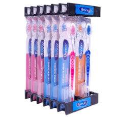 مسواک بنسر مدل اکسترا کلینینگ با برس متوسط بسته 12 عددی