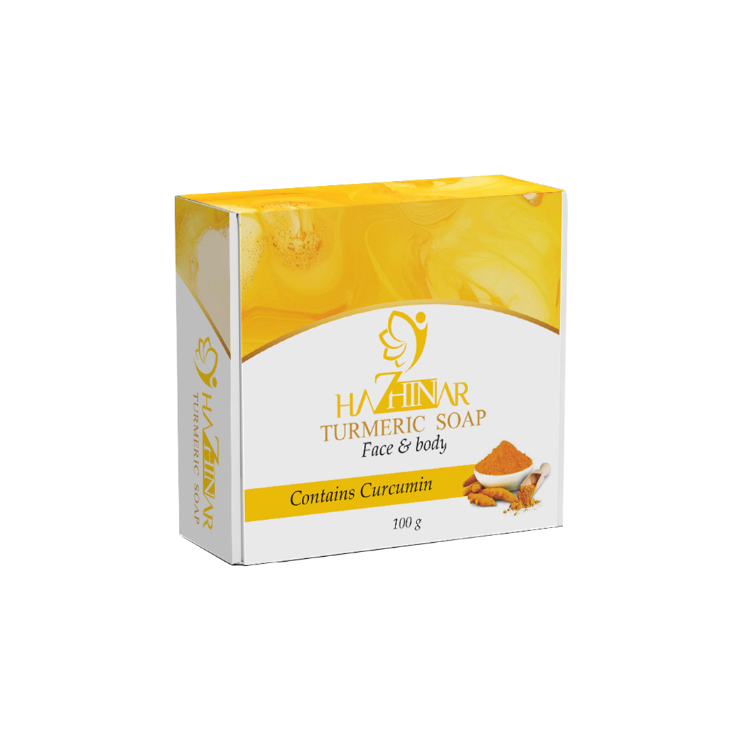 صابون شستشو صورت هاژینار مدل 4 گیاه مناسب برای پوست چرب وزن 100 گرم بسته 4 عددی