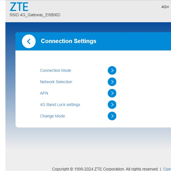 مودم 4.5G زد تی ای مدل MF971RS