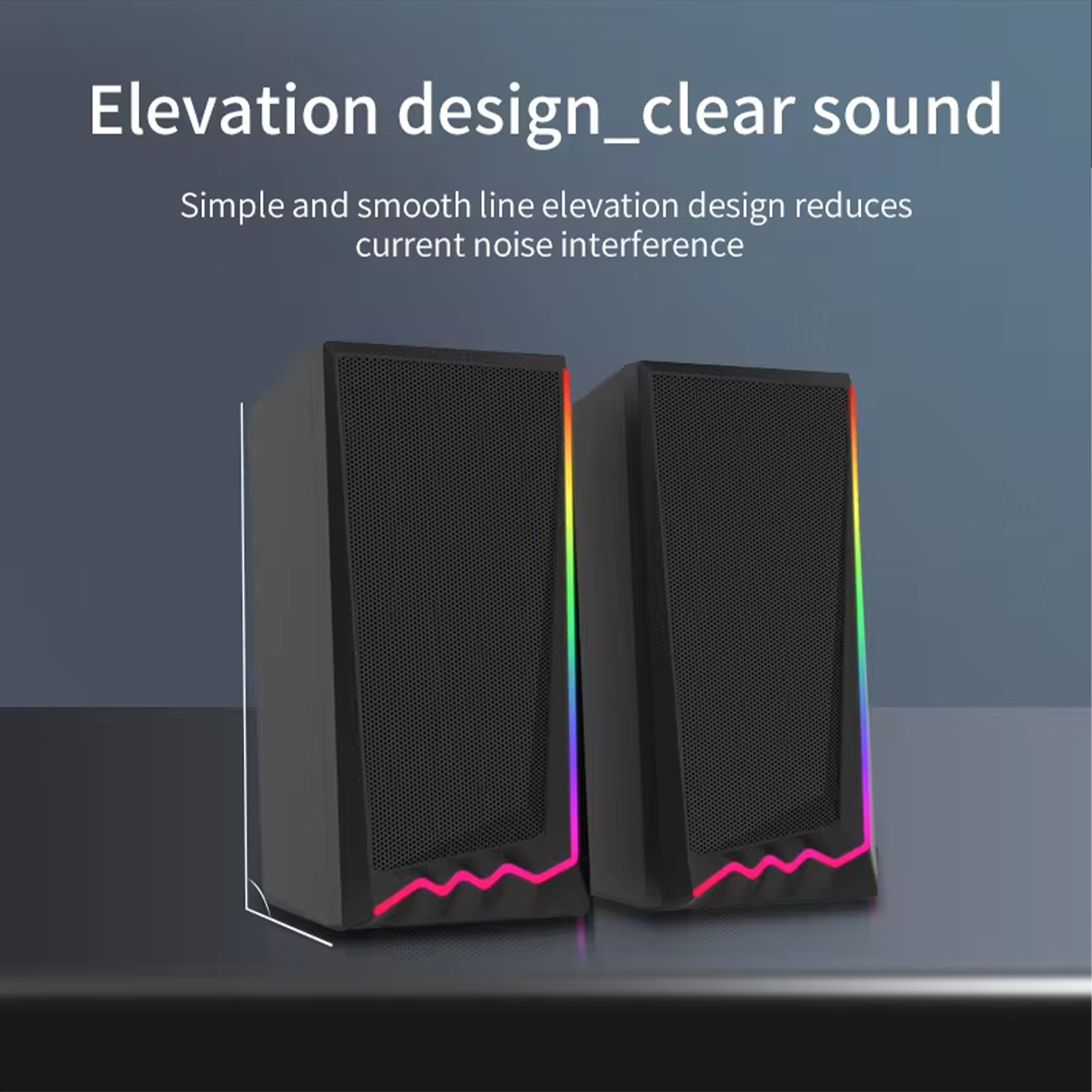 اسپیکر دسکتاپ مدل E-1064 RGB