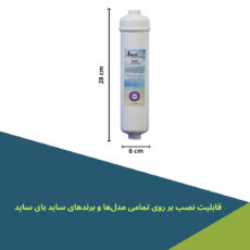 فیلتر یخچال ساید بای ساید آکوا پیورست مدل NSF02-2500G مجموعه 2 عددی