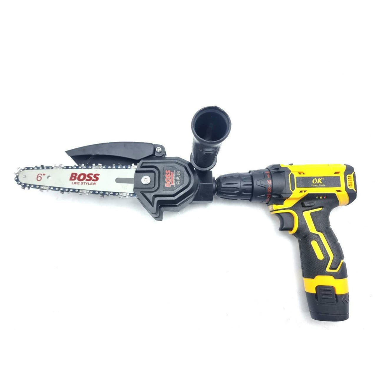 تبدیل دریل به اره زنجیری  باس مدل BS-15