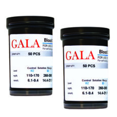 نوار تست قند خون گالا مدل OK-2AJ دو بسته 50 عددی